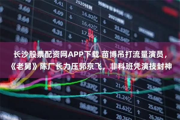 长沙股票配资网APP下载 苗博吊打流量演员，《老舅》陈厂长力压郭京飞，非科班凭演技封神