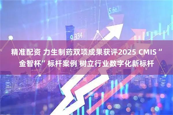 精准配资 力生制药双项成果获评2025 CMIS“金智杯”标杆案例 树立行业数字化新标杆